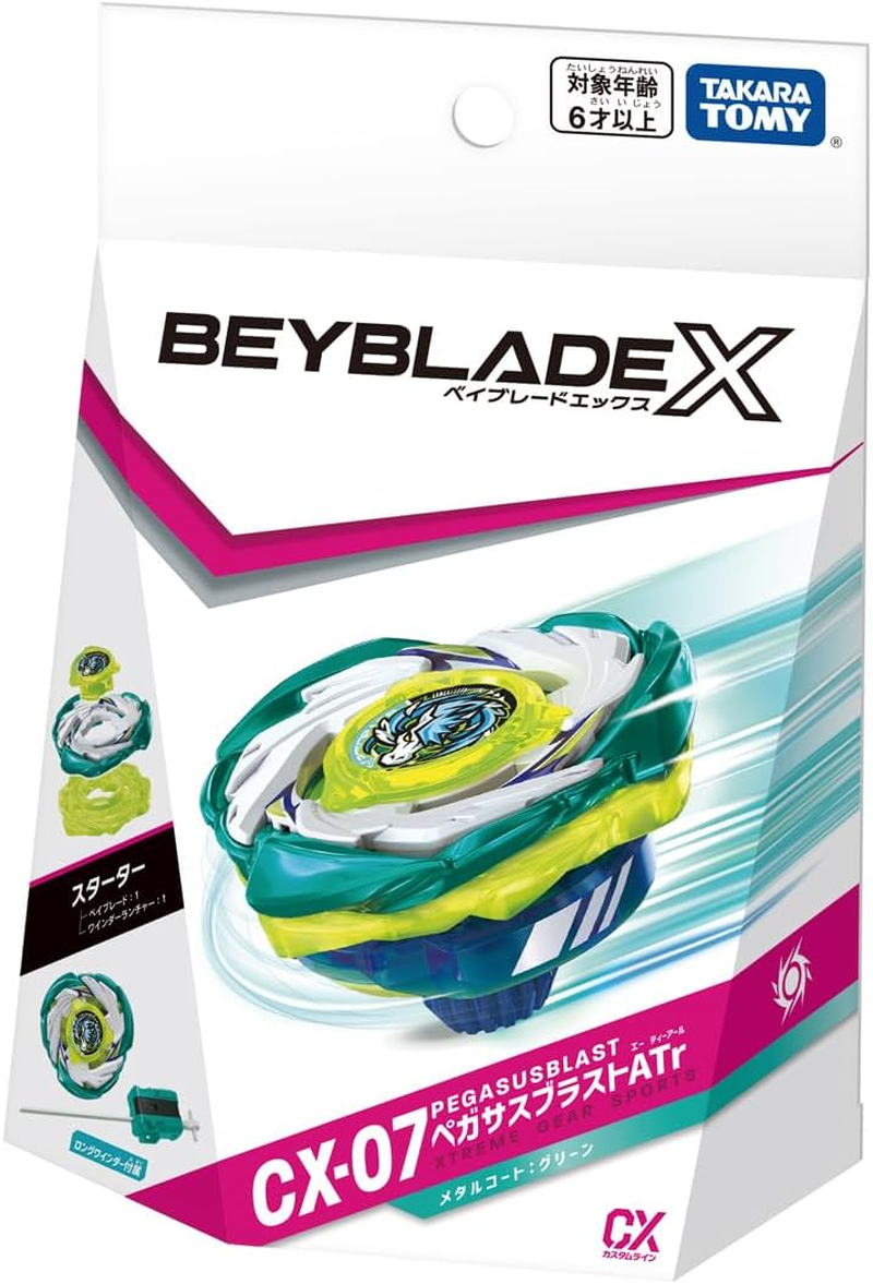 Takara Tomy Beyblade X CX-07 Starter Pegasus Blast ATR image number 2