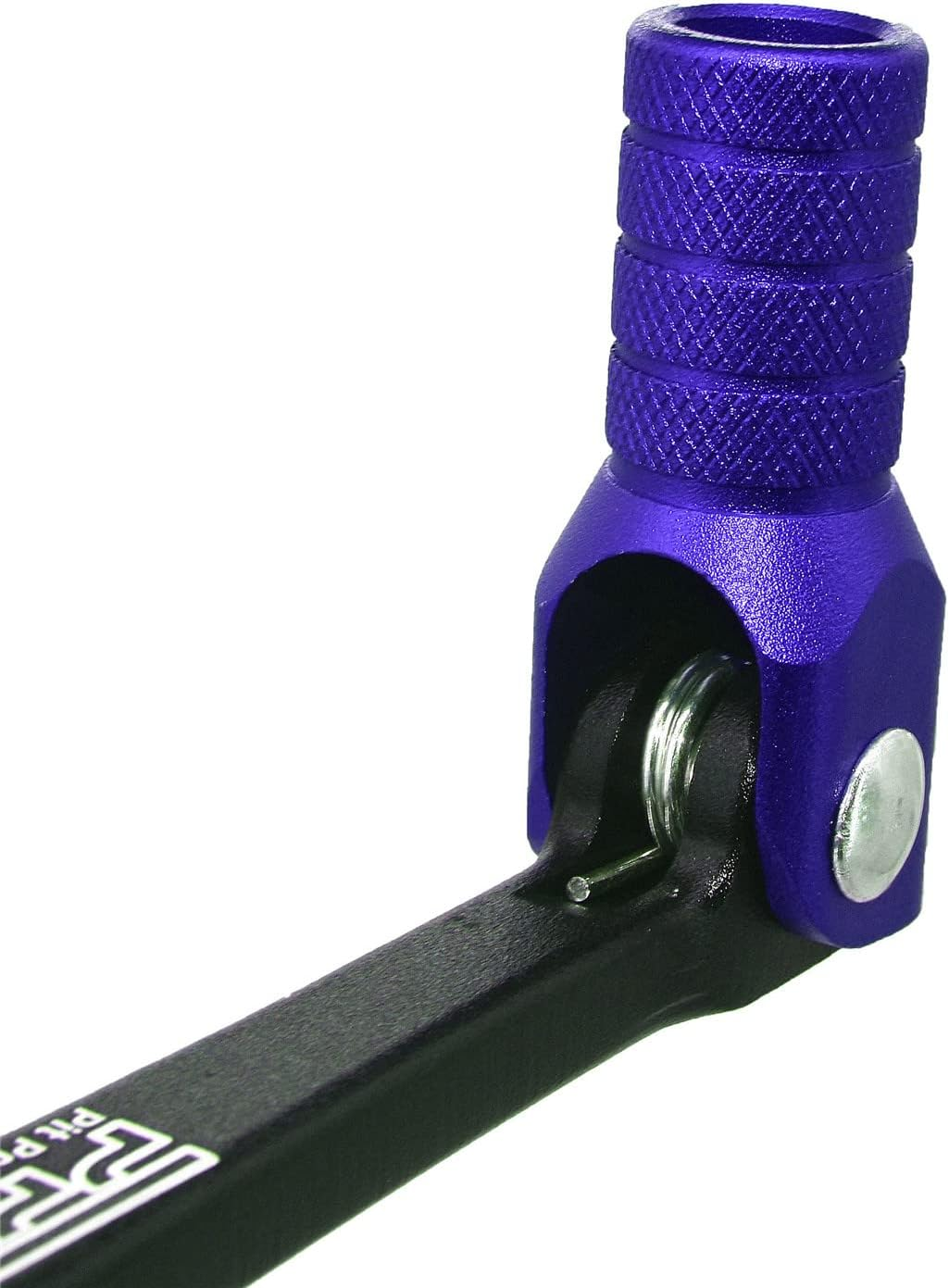 Gear Shift Lever, Alloy Aluminium Gear Shifter Lever Fits for Motorcycle BSE CRF 110 TTR 125 Motorcycle 50Cc 110Cc 250Cc Dirt Pit Bike(Black&Blue) - Blue image number 2