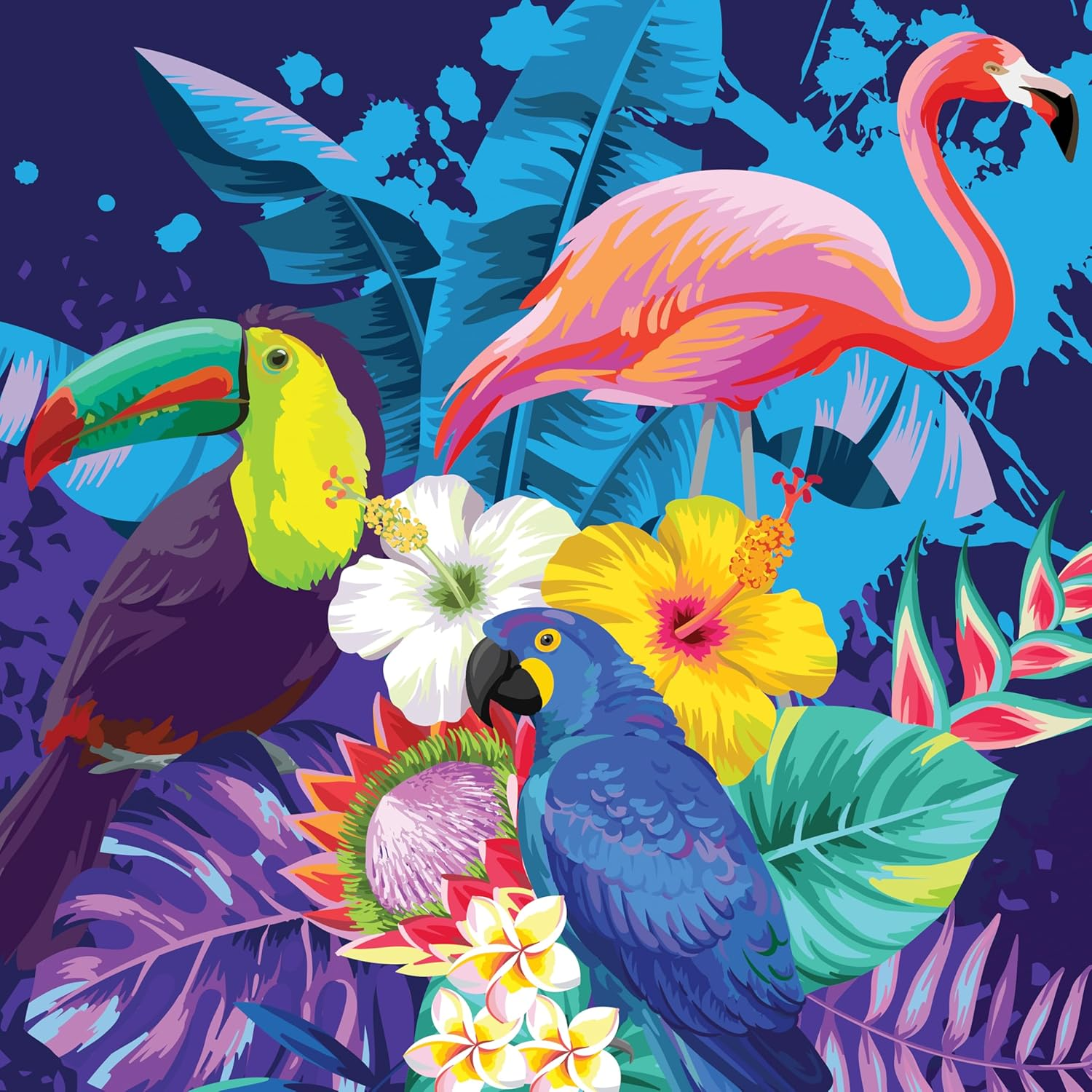 Kaleidoscope Etch Art Creations Neon Nature &ndash; Etch-Art Panels & Stencils Included &ndash; Explore Vibrant Flowers & Plants &ndash; Fun Creative Activity for Kids Aged 8-12