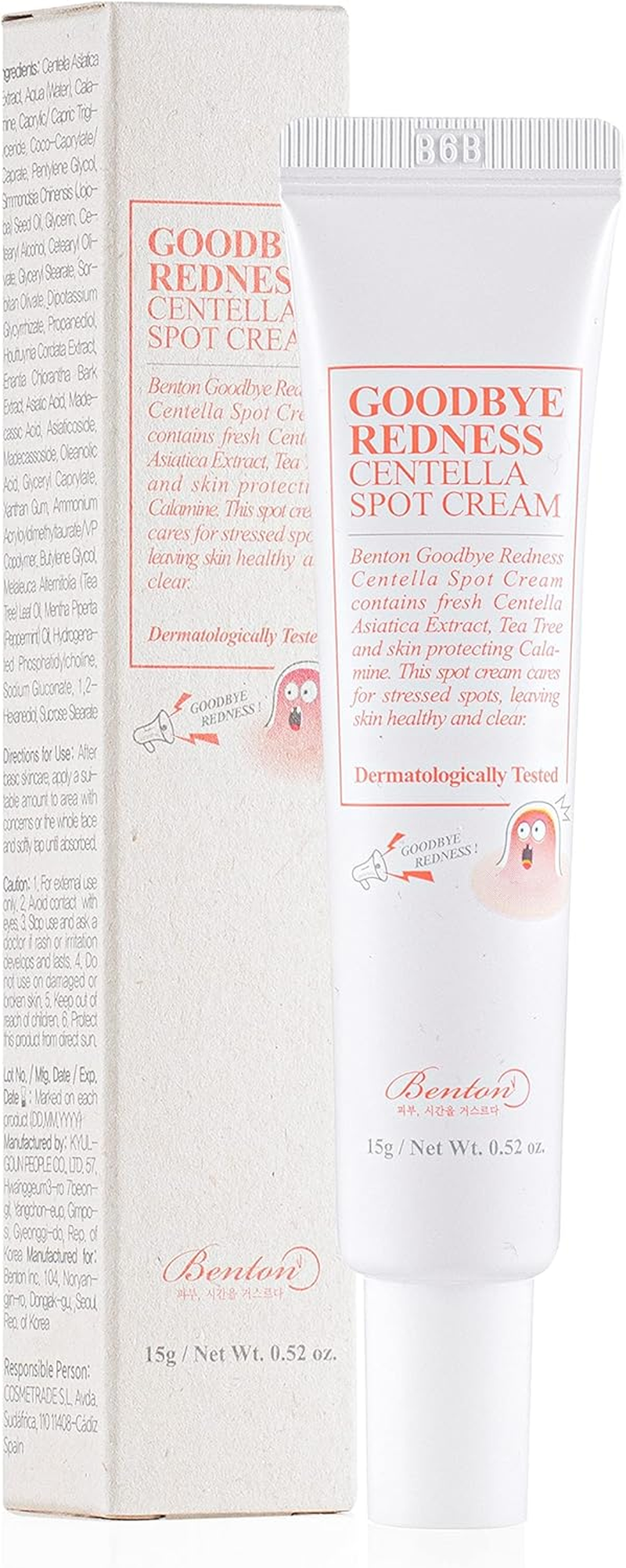 Benton Goodbye Redness Centella Fast-Acting Soothing Spot Cream 15 G image number 4