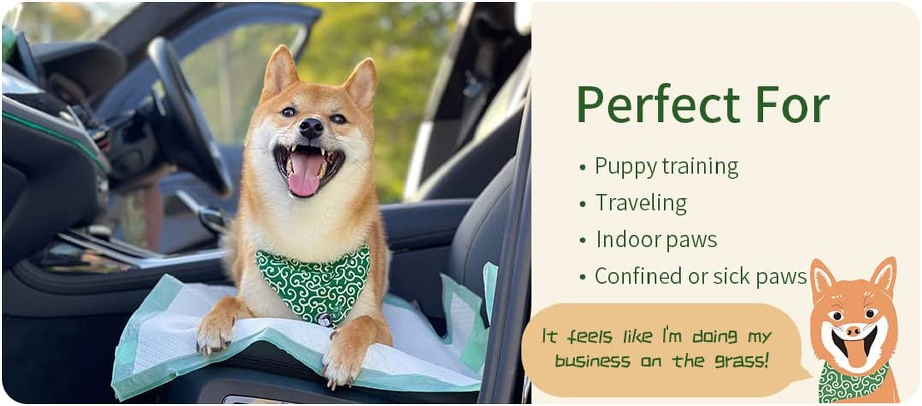 Puppy Training Essentials Bundle:Regular Puppy Training Pads with Bamboo-Based Compostable Pet Wet Wipes(80 Large Wipes)+Travel Pack Pet Wet Wipes(20 Regular Wipes) (50 Large Pads +100 Wipes Cucumber) image number 4