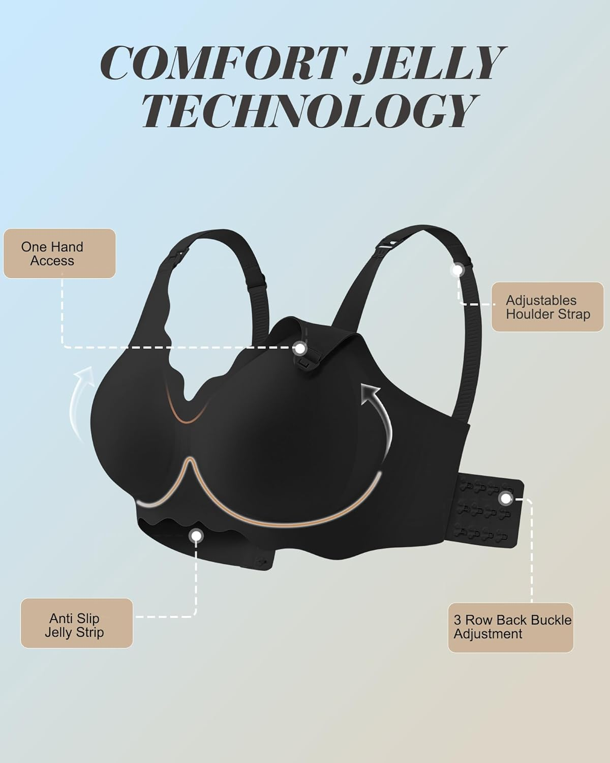 Wireless Nursing Bras for Breastfeeding, Seamless Maternity Bras Pregnancy Bralette No Underwire image number 2