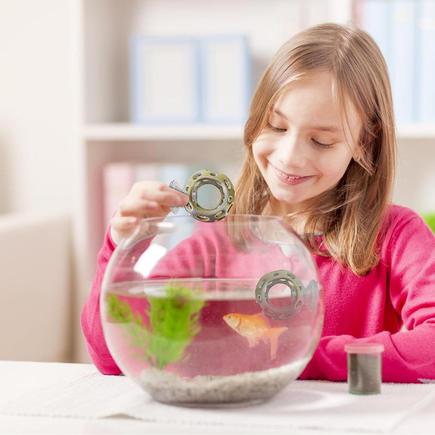 Betta Cave - Small Fake Rocks Suction Cup Cave | Shrimp Hiding Shelter Aquarium Decor,For Aquatic Pets Crayfish Home Dorm Apartment Office image number 5