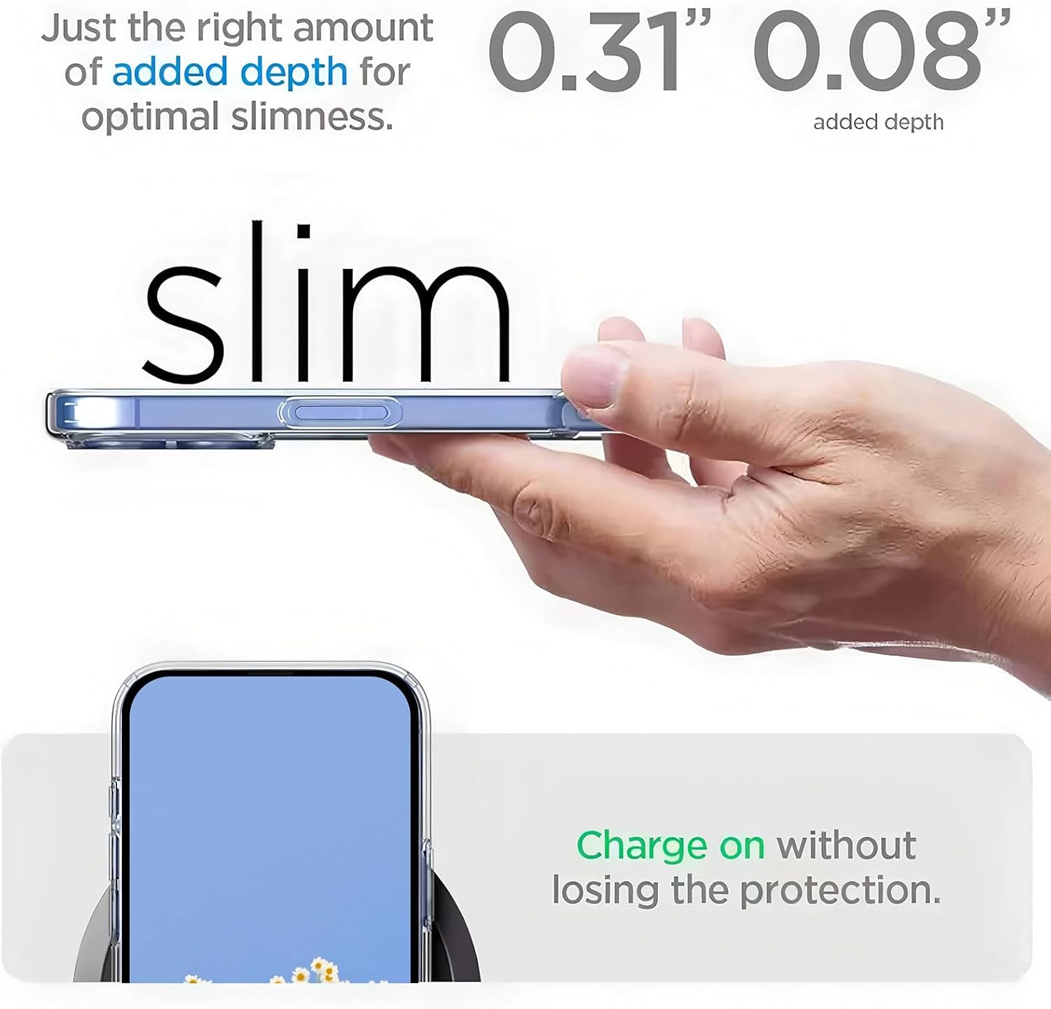 Yuexcin Case for XM Redmi Note 14 Pro 5G/Poco X7 5G, Cute Flower, Ultra Thin, Soft TPU Mobile Phone Case, Transparent, Shockproof, Fashion, Colourful, Girlish Protective Case, Daisy - Butterfly image number 4