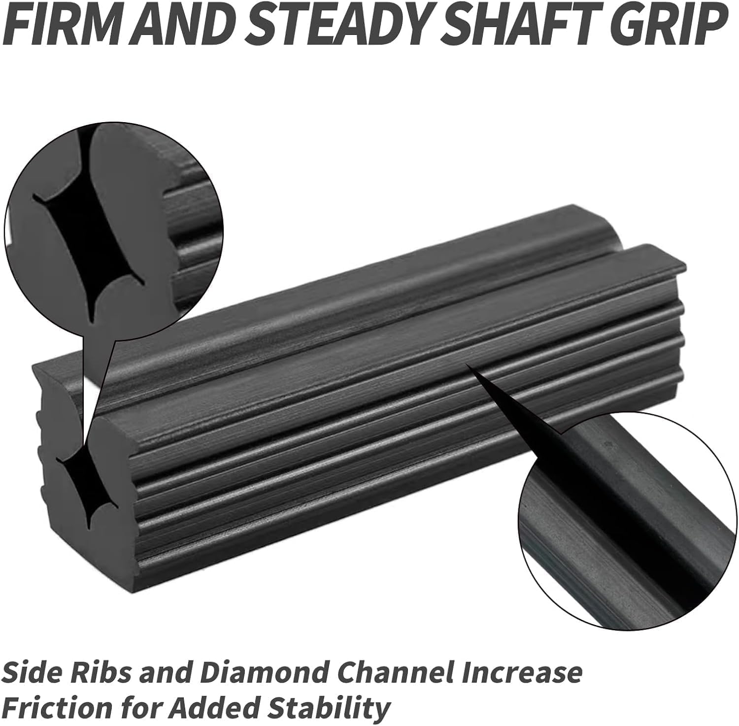 Rubber Golf Club Grip Vice Clamps Grips Replacement Tool,Golf Club Grip Replacement Clamps Putters Vice Shaft Accessory Tool Solid Rubber Vise Clamp for Golf Club Shafts (2)