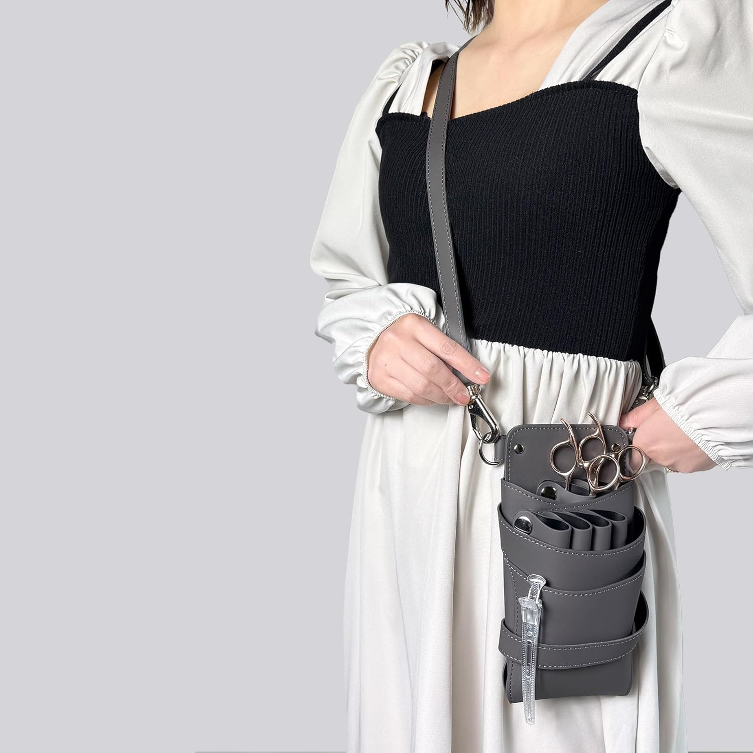 Dees Products Siena Dark Gray Scissor Case