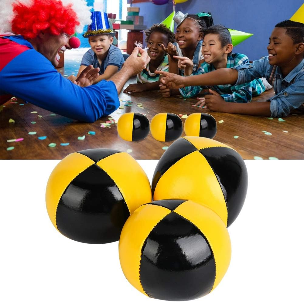 Tear Resistance Thud Juggling Balls, 3PCS Uggling Ball Set, for Beginner Childrens Learning Juggle