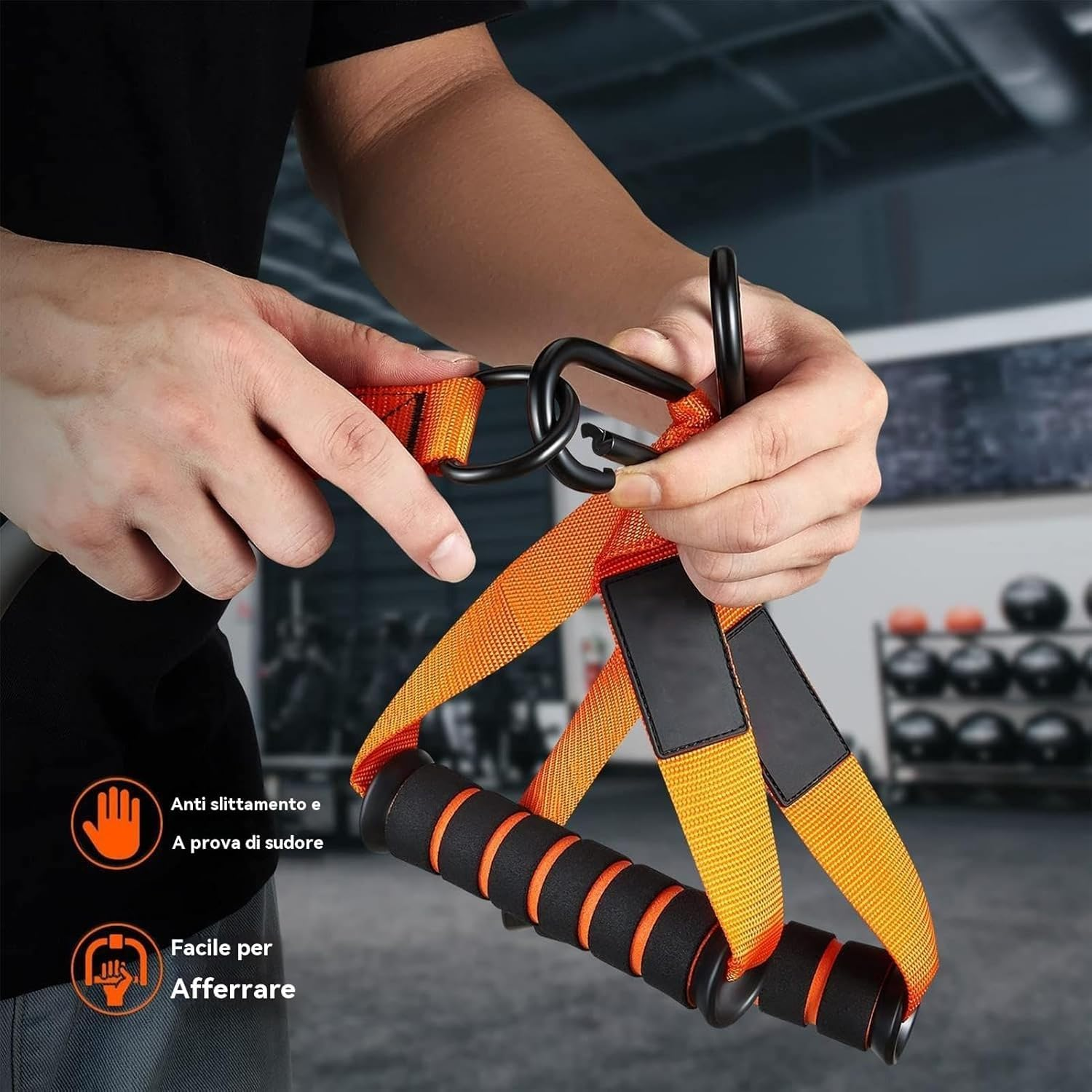 Resistance Bands Set, 300LBS Heavy Exercise Bands with Handles, Fitness Bands for Working Out, Workout Bands for Men, Weight Bands Set for Muscle Training, Strength, Slim, Yoga, Home Gym