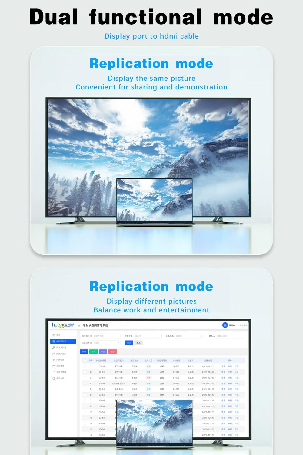 Duttek 4K Displayport to HDMI Cable 6Ft/1.8M, DP to HDMI Male Cable, Display Port to HDMI Cable Support 1080P@120Hz,1440P/2K@60Hz Uni-Directional for Desktop, Monitor, Projector