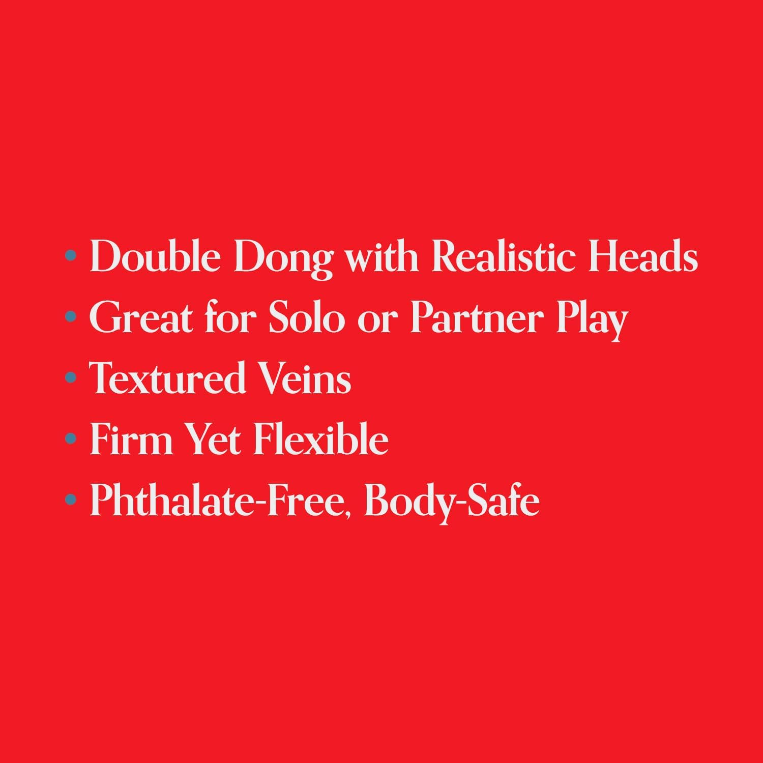 Doc Johnson Classic - Jr. Veined Double Header - 12 Inch - Double-Sided Dildo - Black - White image number 3