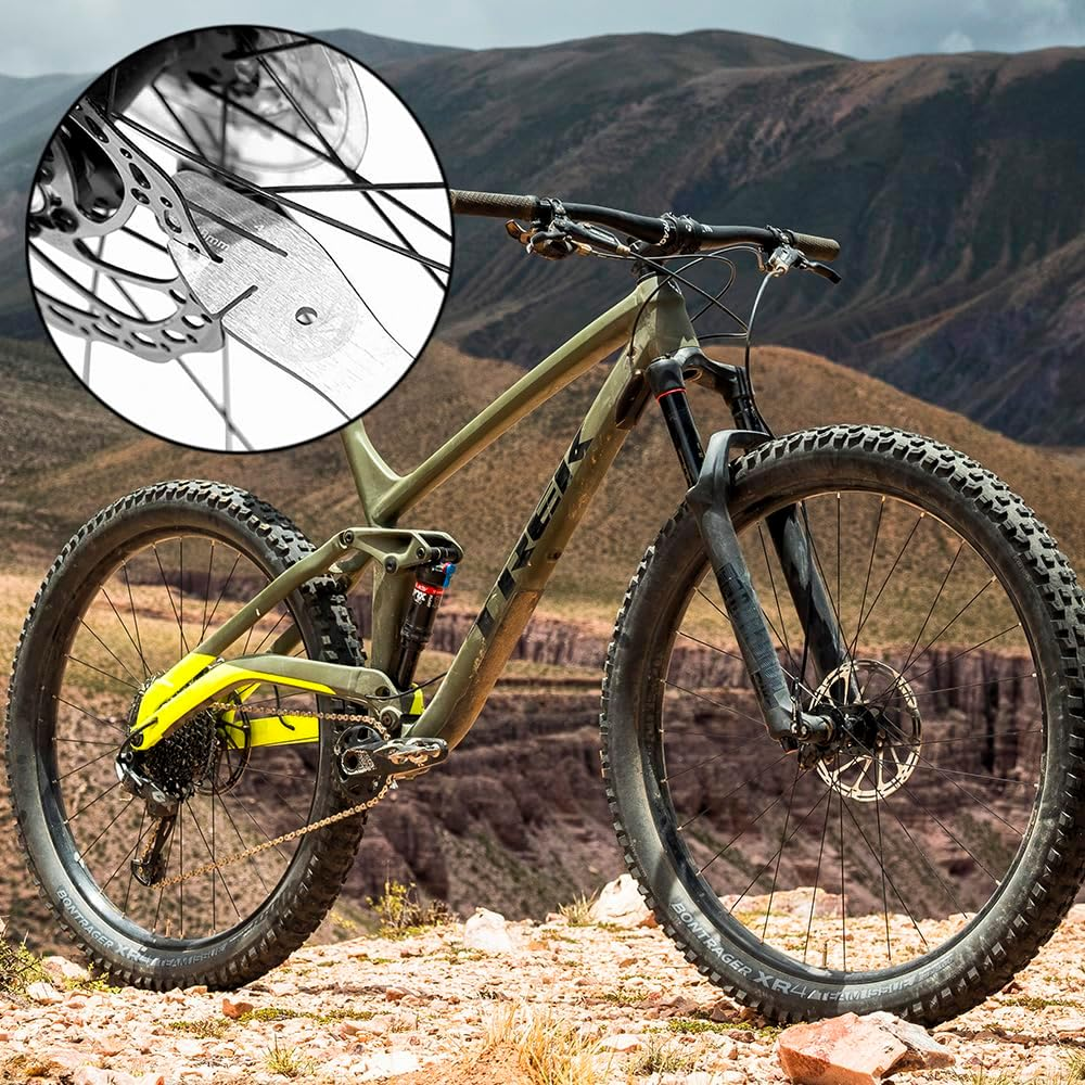 Yakamoz Bike Rotor Truing Fork, 2 Pcs Rotor Alignment Tool Bicycle Disc Brake Pads Adjusting Tool Gap Regulator for Mountain Road Bike image number 2