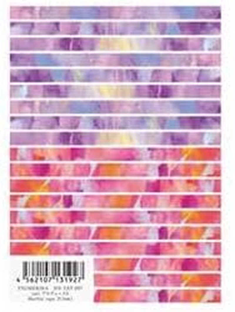 TSUMEKIRA NN-TAT-207 Nail Stickers, Tati Produce 3, Marble Tape 2, 0.2 Inches (5 Mm), Multicolor, 1 Piece