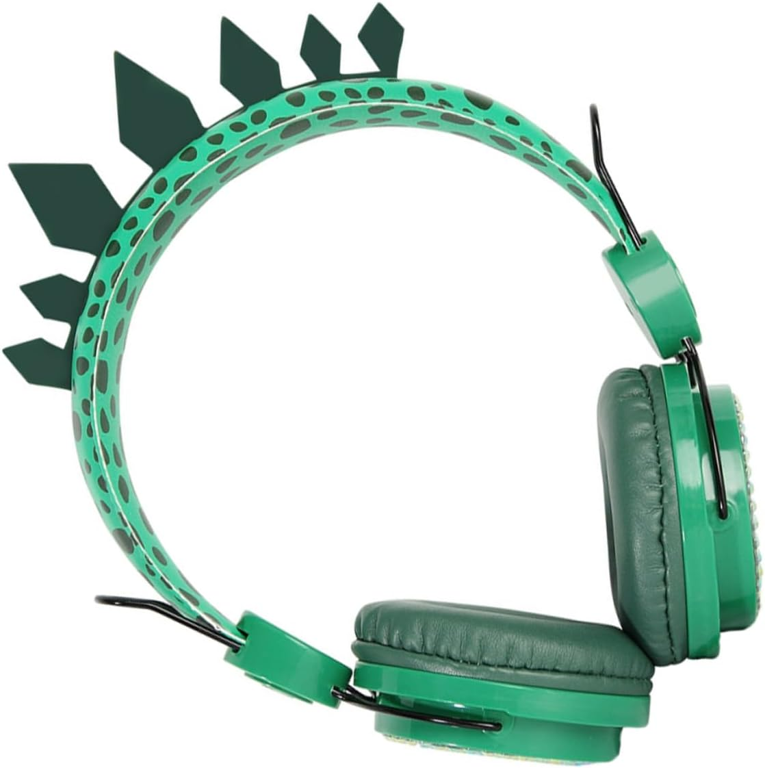 POPETPOP Children'S Headset with Mic Dinosaur Over-Ear Headphones for Boys and Girls Green Cartoon Design Safe Volume Control for Tablets and Computers image number 5