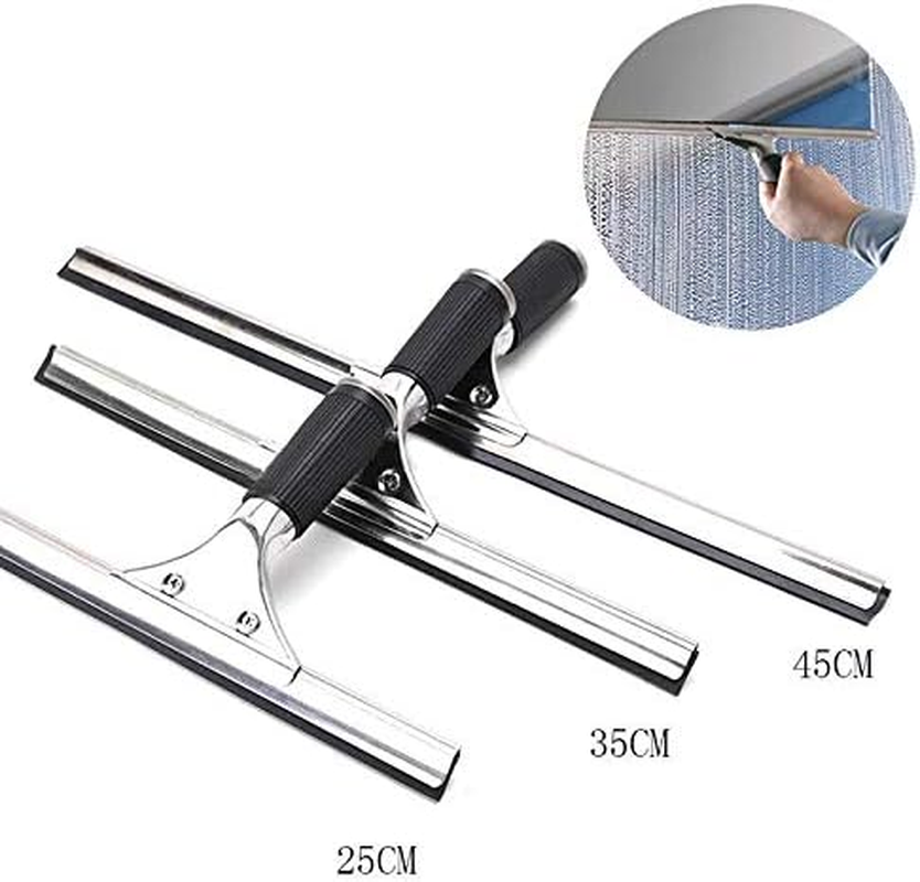 Squeegee, 35Cm Stainless Steel Hand Held Multi-Purpose Squeegee Scraper for Glass, Mirrors and Car Windshield image number 3