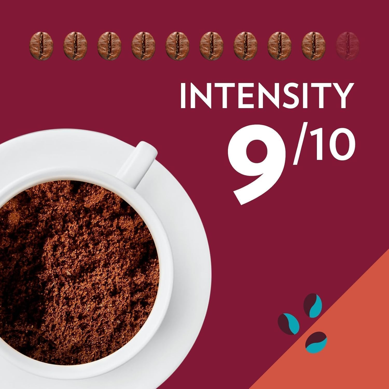 Lavazza, Tales of Italy Alluring Napoli, 1 Kg, Ground Coffee, Ideal for Moka Pot, with Notes of Cocoa and Caramel, Arabica & Robusta, Intensity 9/10, Dark Roasting, Roasted in Australia, 4 X 250G image number 2