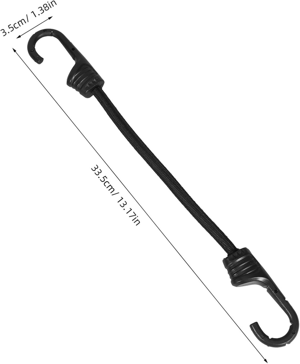 LIGIGWASH 12Pcs Elastic Luggage Straps Tie down Straps Hooks for Car Trunk Bike Rear Rack Outdoor Camping image number 4