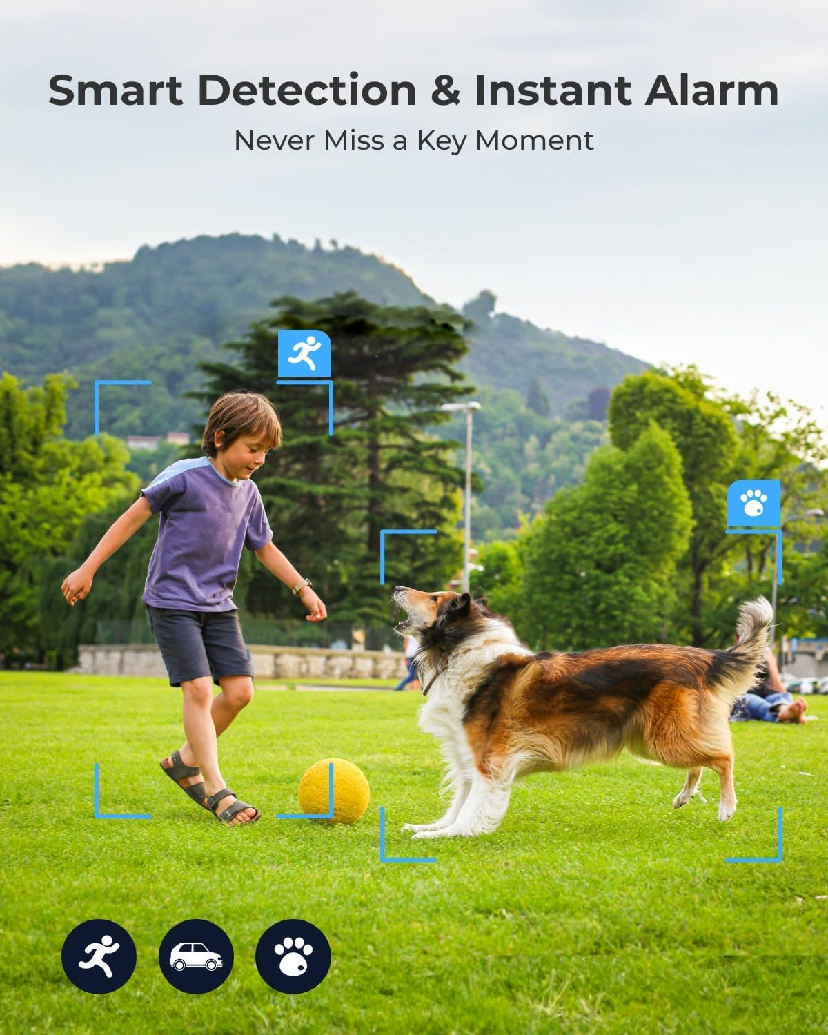 REOLINK Argus 3 Ultra, 4K Solar Security Camera, Wireless Outdoor Camera, 6W Adjustable Solar Panel, 2.4/5Ghz Wifi, 8MP Color Night Vision, AI Detection, Local Storage, No Extra Fee for Home Security image number 5