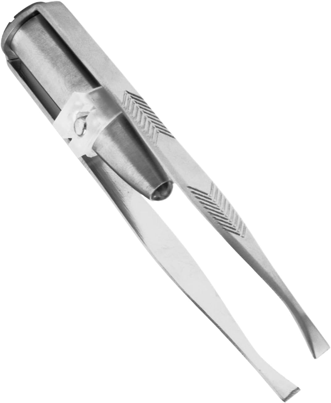 Light up Tweezers - Slanted Eyelash Eyebrow Clamps Hair Removal Tweezers,Cosmetic Makeup Tools for Unwanted Brow Facial Ingrown Hair image number 5