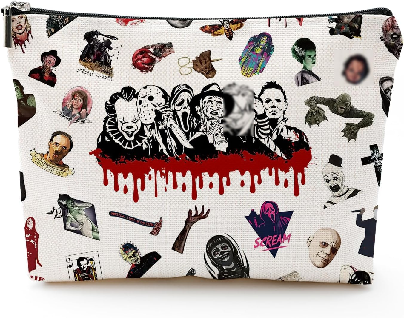 Mix Makeup Bag, Colorful, Horror image number 6