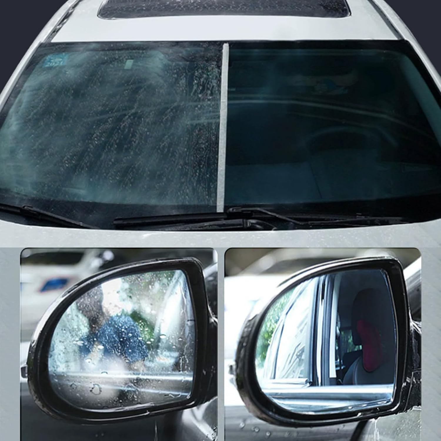 Windshield Oil Film Remover,Auto Glass Scratch Care Polishing Fluid | 225Ml Scratch Repair Coating for Restore Clarity Cleaning Stains Paint Bird Droppings Motorcycle Truck image number 6