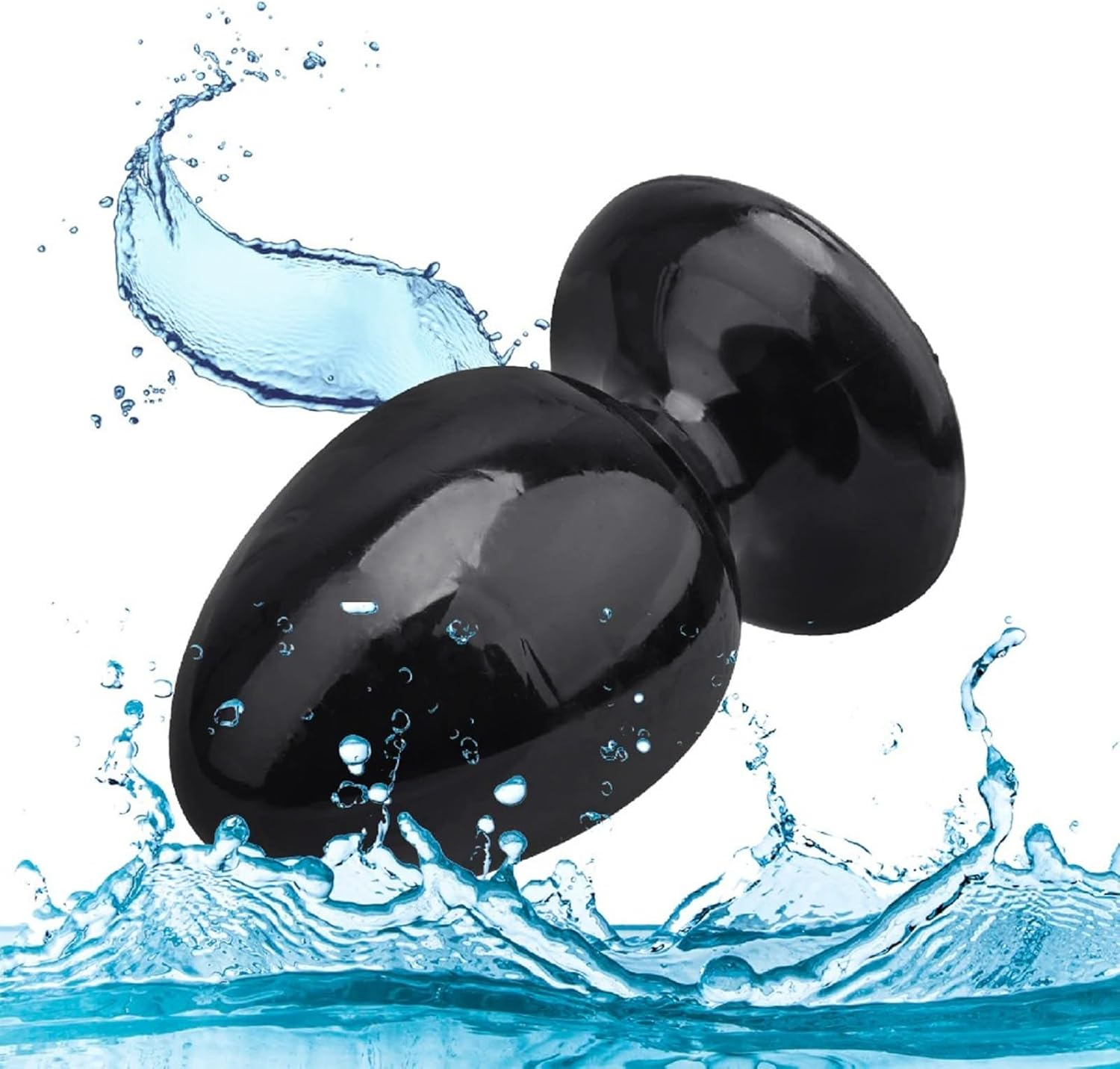 Anal Butt Plug Trainer Anal Plugs Beginners Starter for Women and Men Prostate Massage Anal Dildo Beads Plugs Trainer S M L XL XXL XXXL with Flared Base Suction Cup Adult Sex Toy (Large) image number 4