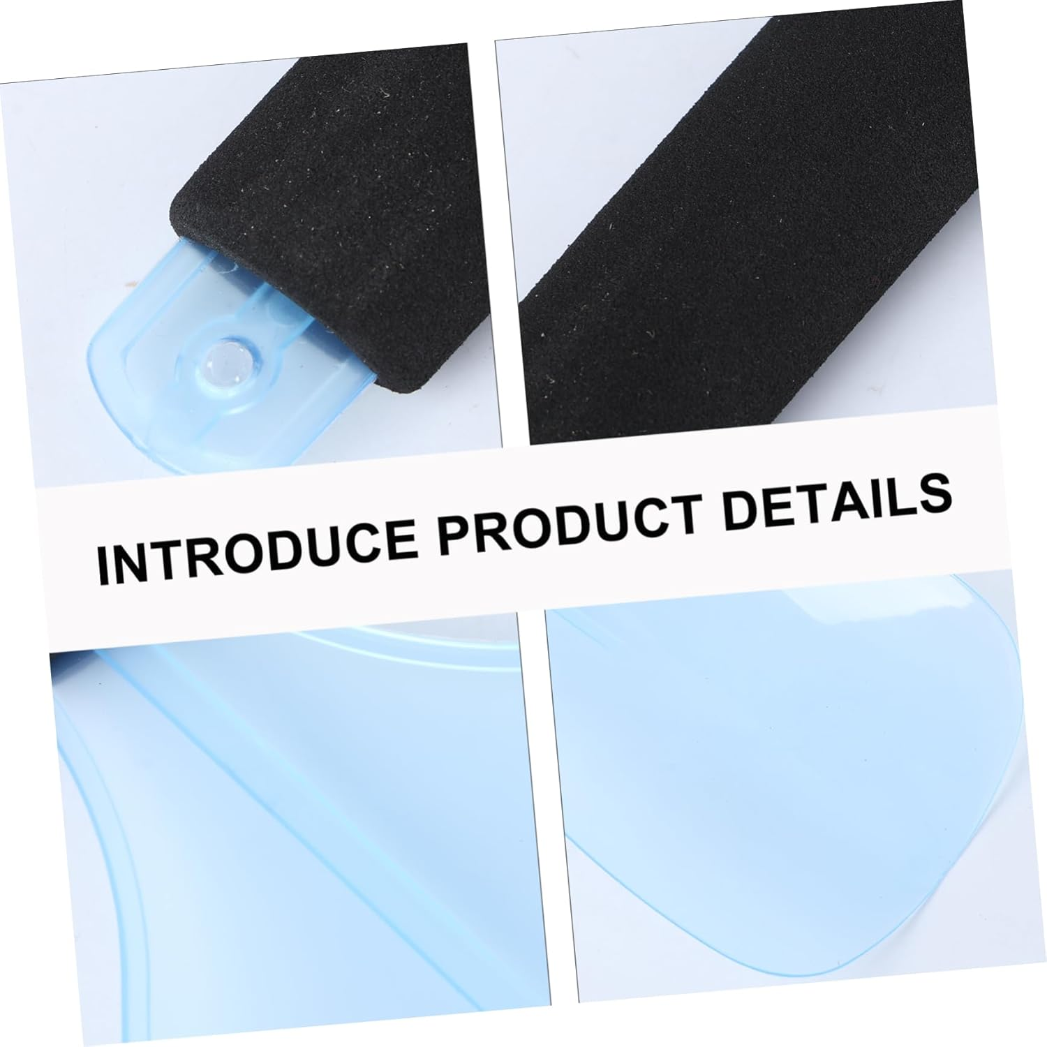 Beatifufu Blue Haircut for Hairspray Protection Non-Slip Sponge for Salon and Home Use for Facial Guard during Hair Treatments image number 5