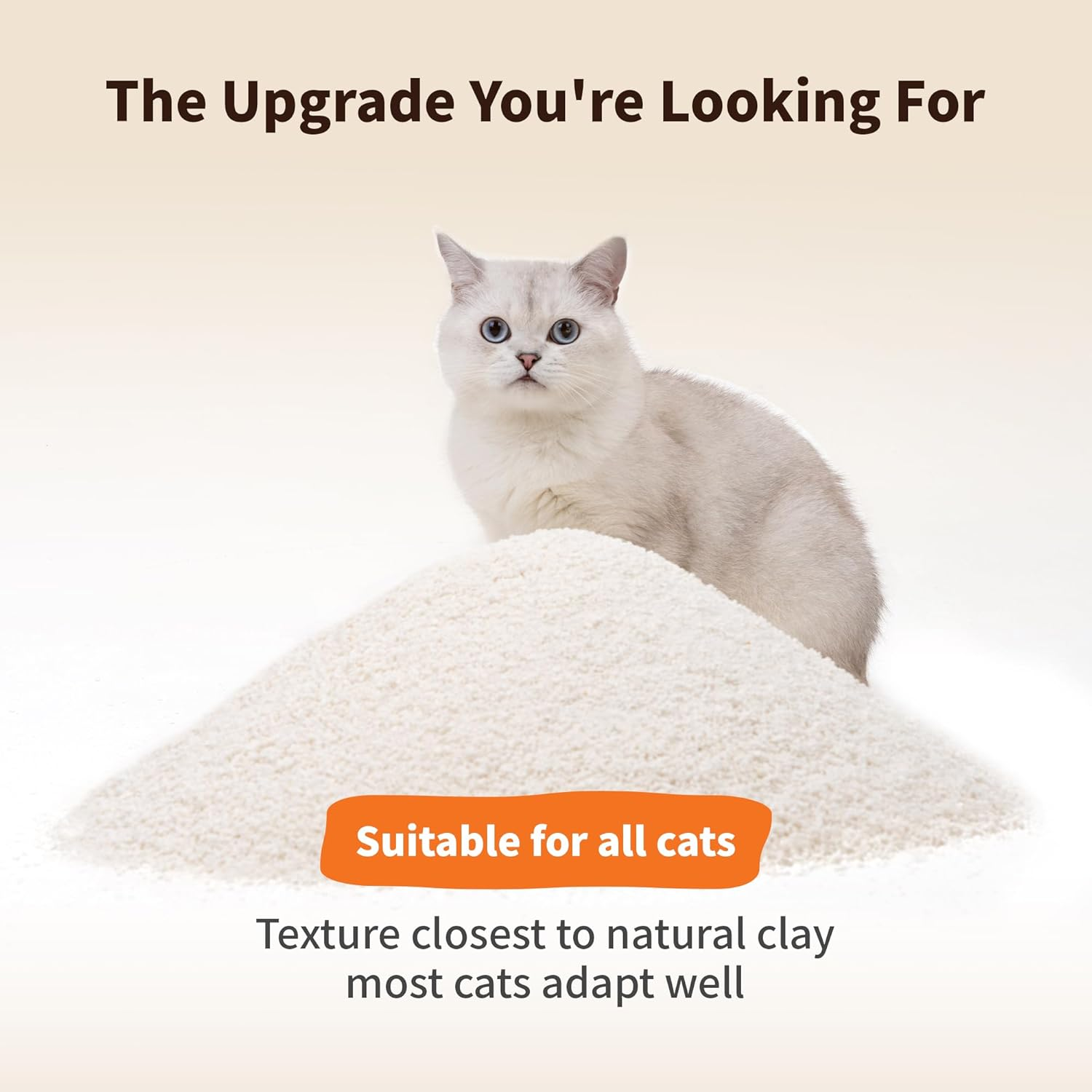 Ecoclump Tapioca Corn Cat Litter 10KG(14.3L), Tight Clumping Non-Stick Kitty Litter, 99% Dust Free Health for All, Natural Clean Scent Low Tracking Formula, Eco Friendly & Loved by Cats image number 6