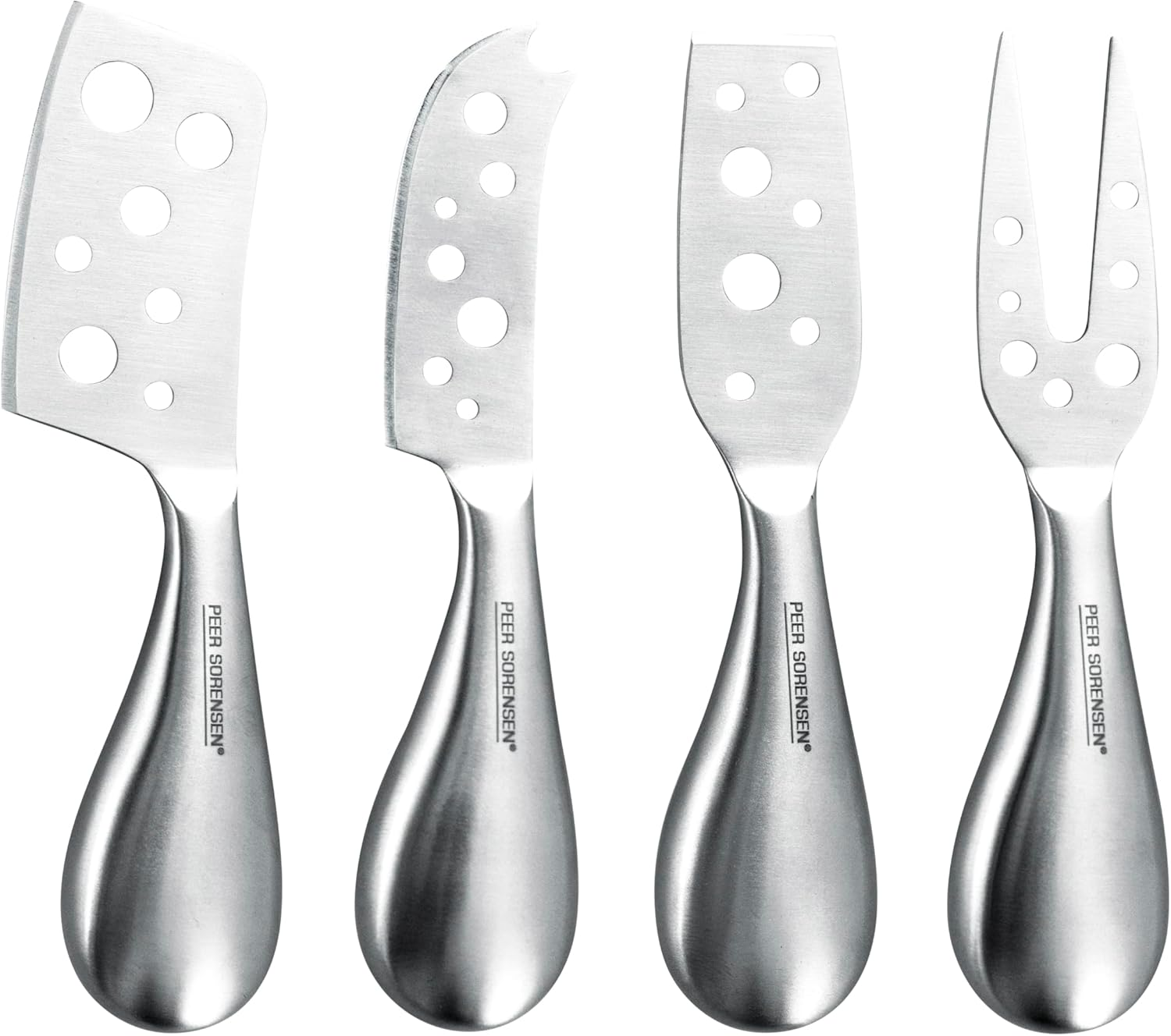 Peer Sorensen Stainless Steel Cheese Knife Set, 4 Piece, 14Cm