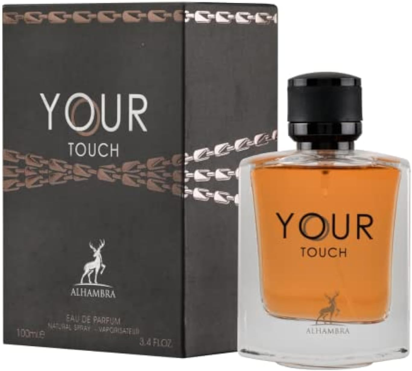 Your Touch by Maison Alhambra for Men - 3.4 Oz EDP Spray image number 1