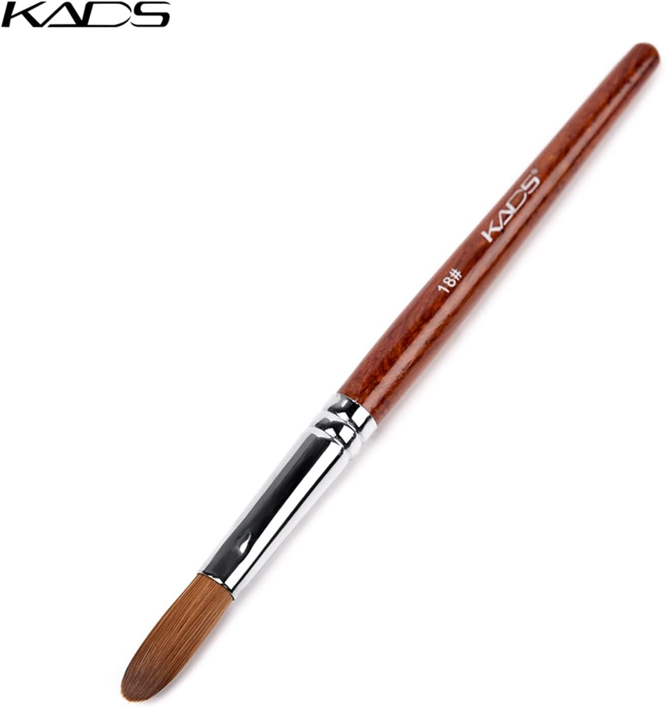 KADS Kolinsky Sable Acrylic Nail Art Brush Red Wood Pen Nail Brush for Nail Art Manicure Tool (18#) image number 1