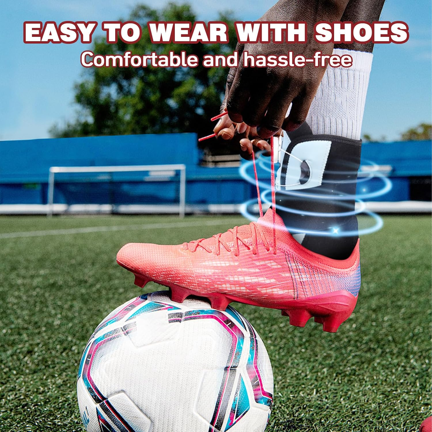 Ankle Brace for Sprained Ankle, Adjustable Knob Support with Removable Metal Splints, KTQUICK Breathable Ankle Stabilizer for Unsex, Pain Relief for Swelling, Injury Recovery&Sports,S(Shoes 5&lsquo;&rsquo;-8.5&lsquo;&rsquo;) image number 3