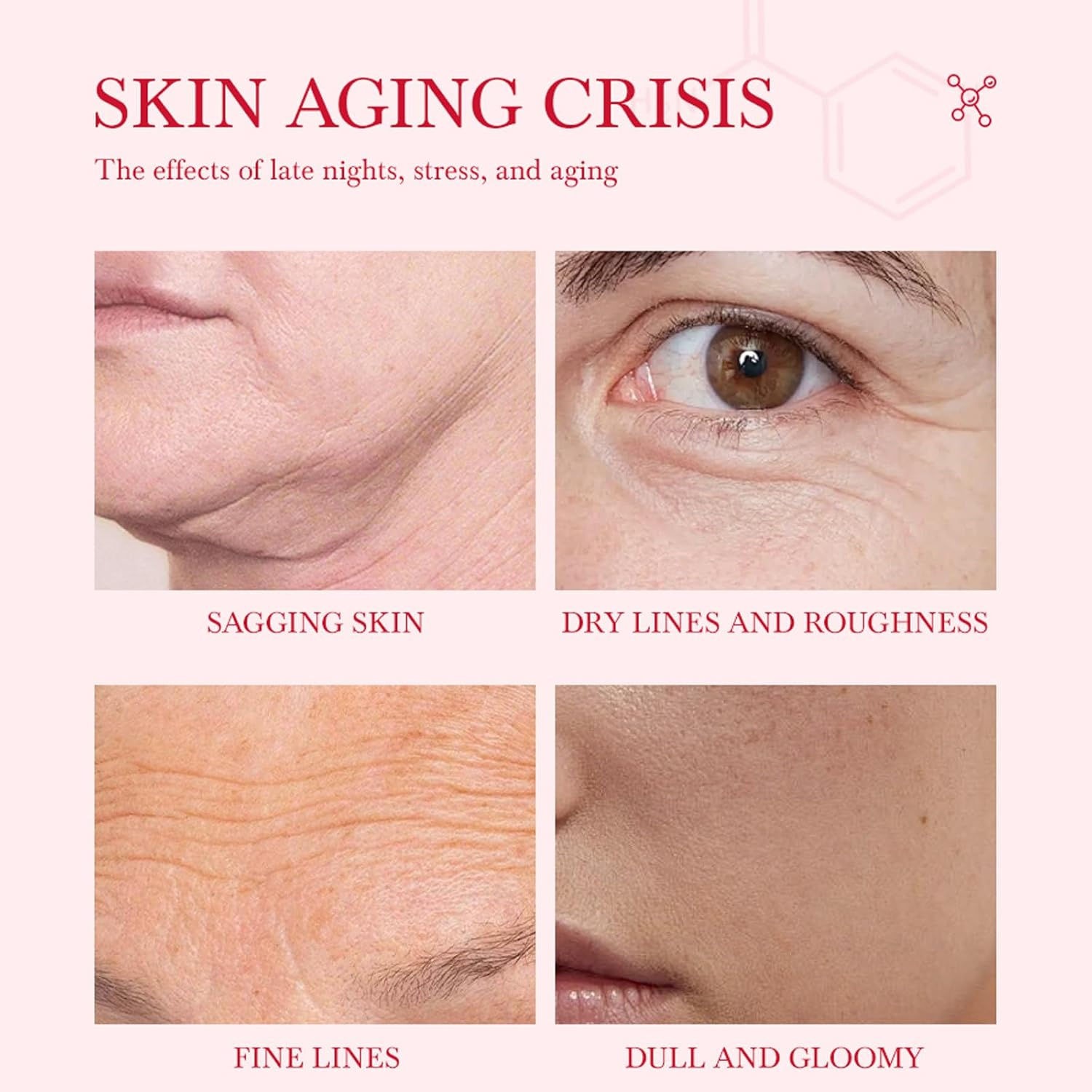 Fowerher PDRN Pink Peptide Serum with Niacinamide, Anti-Aging, Moisturizing and Firming, Skincare for Face and Neck - 35Ml/1.18Fl.Oz image number 3