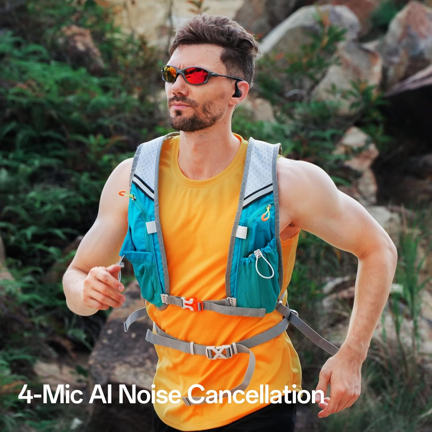 Openrock S2 Open-Ear Wireless Earbuds, Bluetooth 6.0, Non-Blocking Earphones, 0.2 Oz (7 G), Ultra Lightweight Design, High Resolution / LDAC Compatible, IPX5 Waterproof, One-Touch Shooting, over Ear