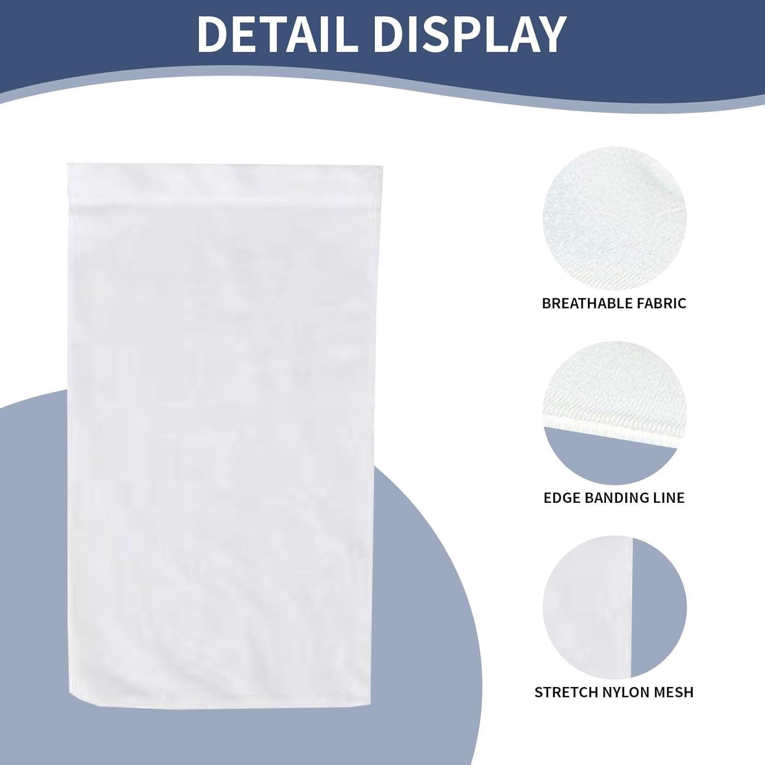 30 Pack of Premium Swimming Pool Skimmer Socks, Ultra-Fine Mesh Filter Storage Bags for Skimmer Baskets, Anti-Fouling Cover to Trap Leaves, Hair, and Debris for Inground and above Ground Pools image number 1