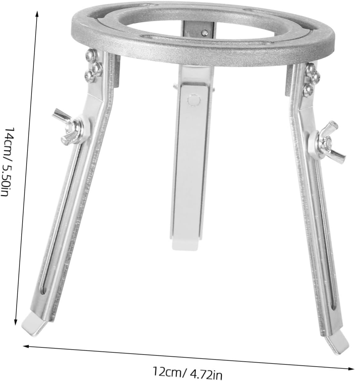 Adjustable Laboratory Tripod for Alcohol Lamp Stand Experiment Supplies Portable Design for Chemistry Heating image number 6