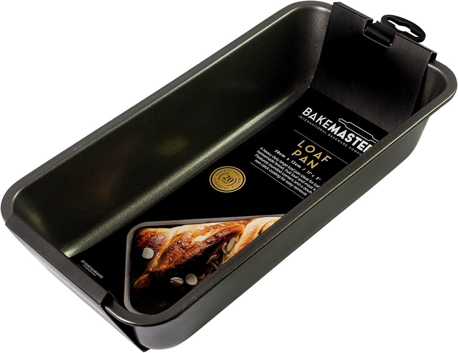 Bakemaster Loaf Pan Non-Stick Large, Grey, 40073