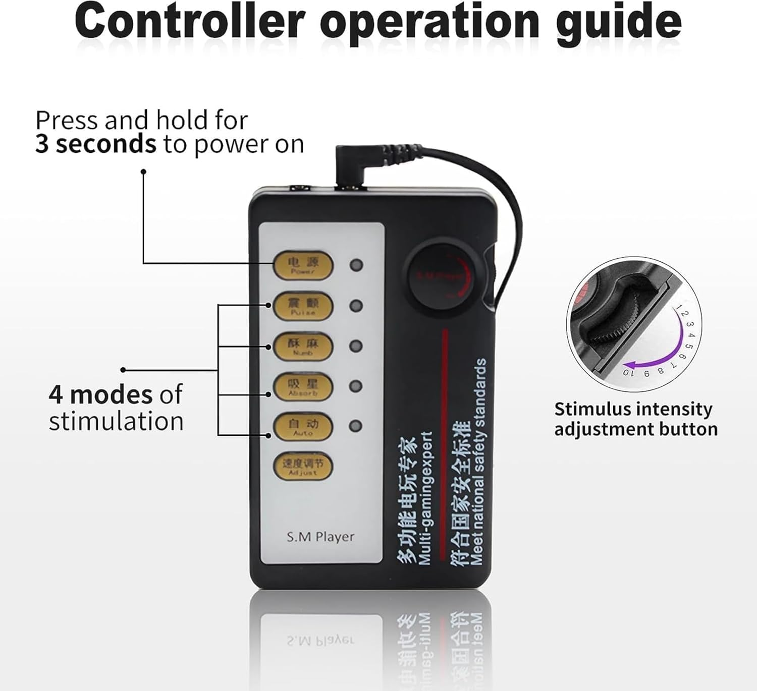 Nipple Toy- Electric Shock Nipple Clamps,Electric Shock Nipple Clip Chain, Vibration Nipple Clamps, Sex Toy Nipple Adjustable BDSM Nipple Clamps for Adult Women Men Sex Toys