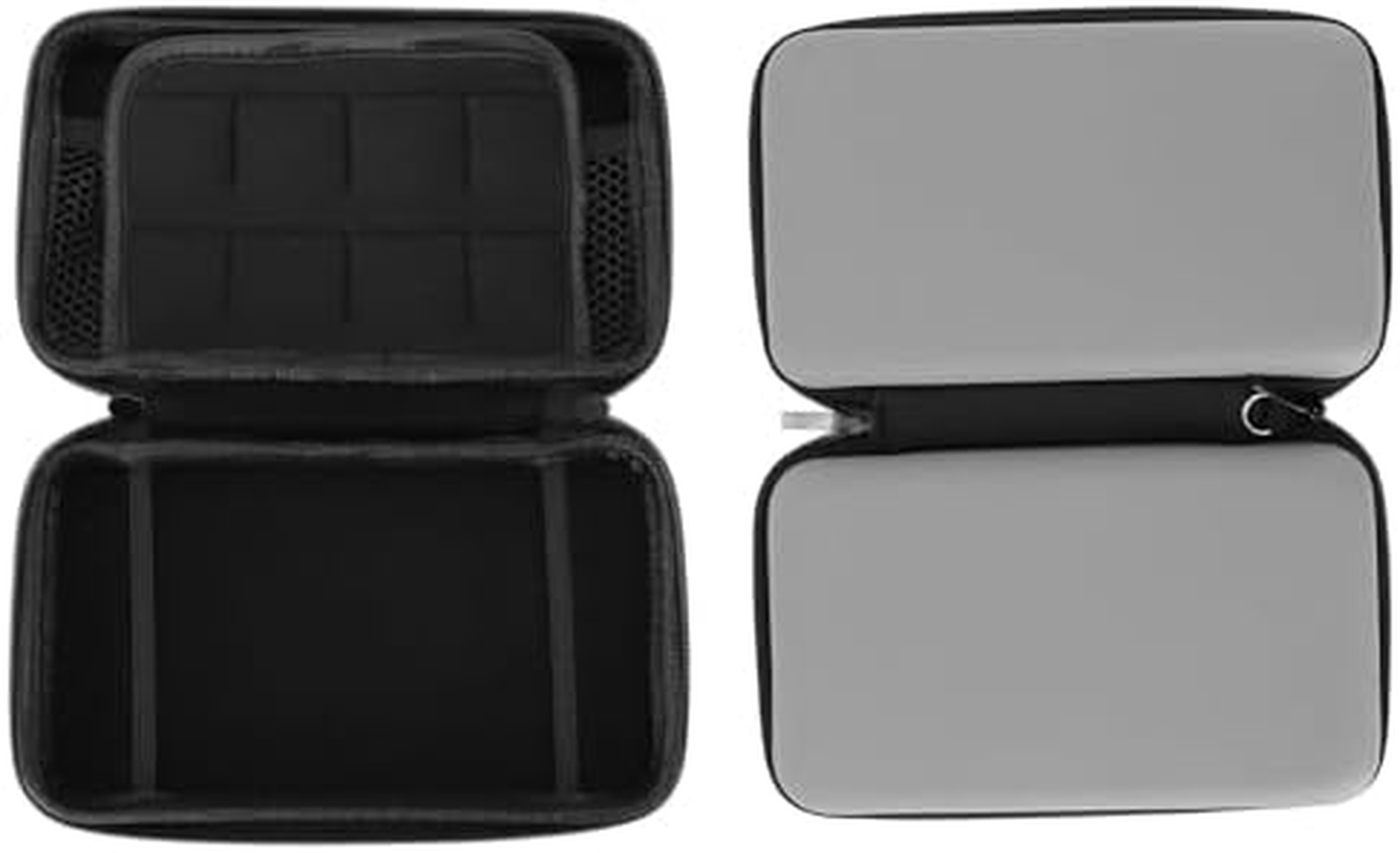 Hard Shell Carrying Case for 3DS XL, Super N Edition, 2DS XL, New 3DS XL, New 3DS LL, 3DS XL, 3DS LL, with Large Capacity Storage (Silver)
