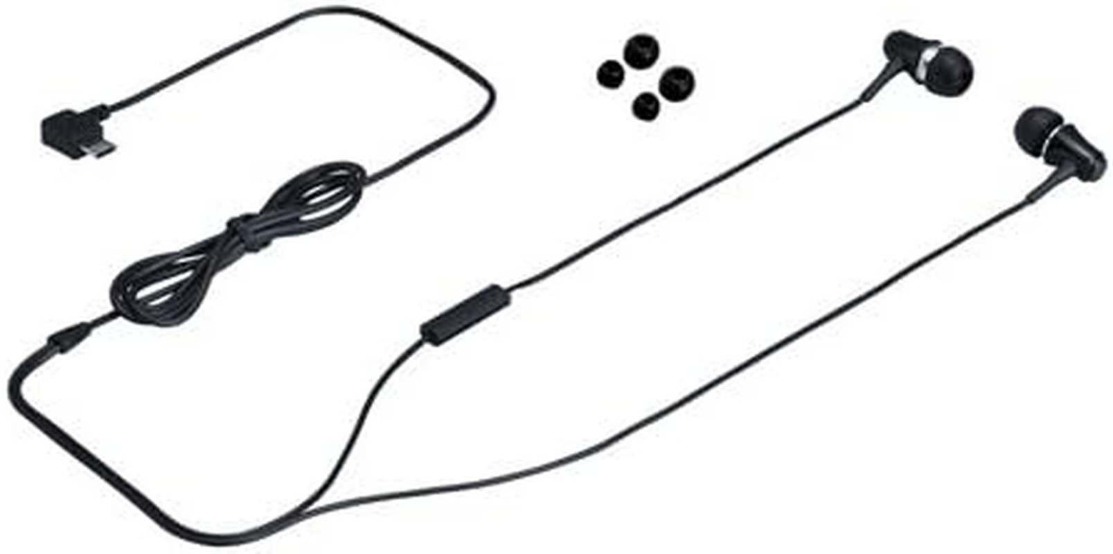 Stereo In-Ear Earphone Microphone for MU Micro USB/BK FT35 image number 1