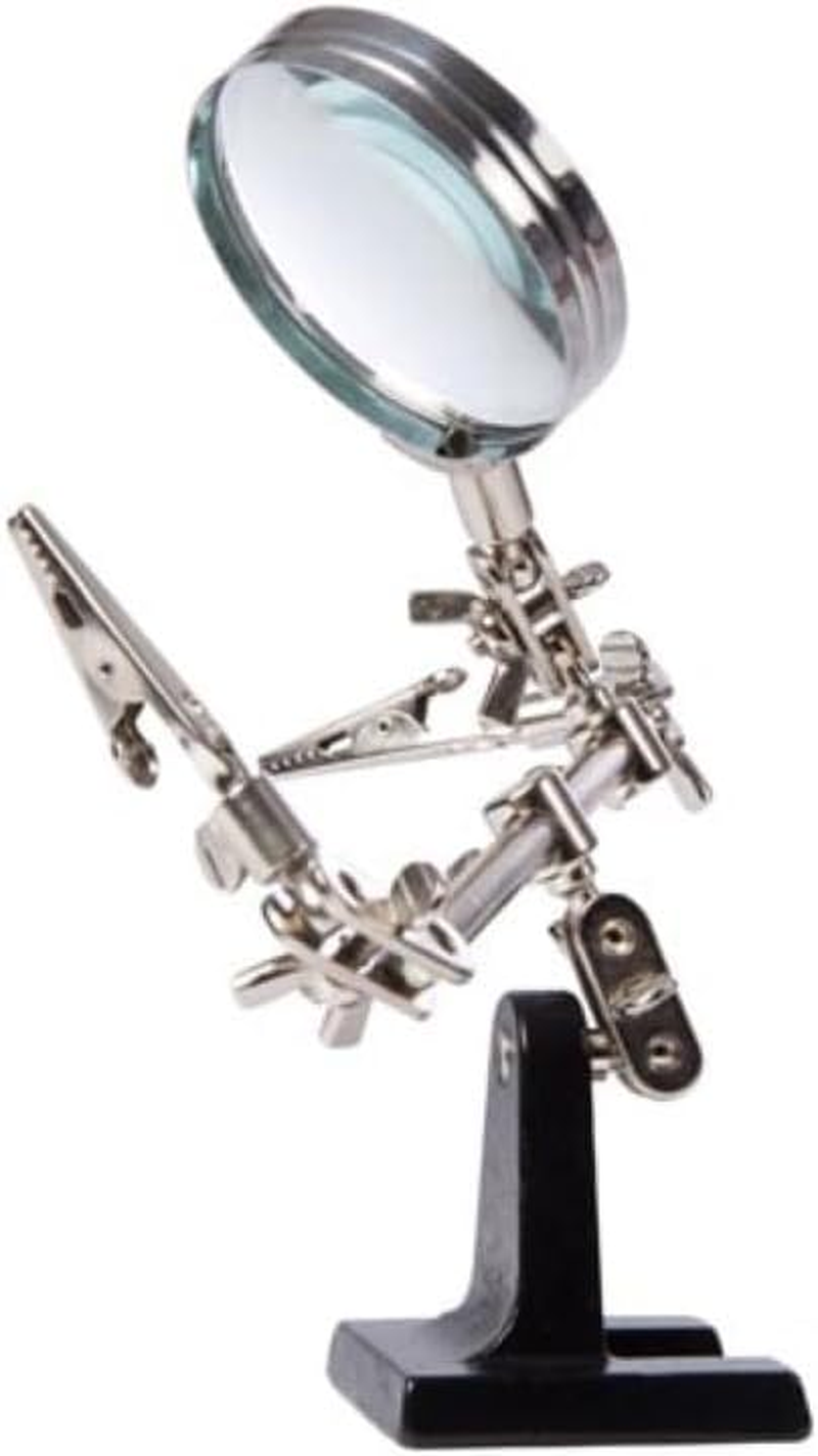 Velleman VTHHN Helping Hand with Magnifier, Multi-Colour image number 1