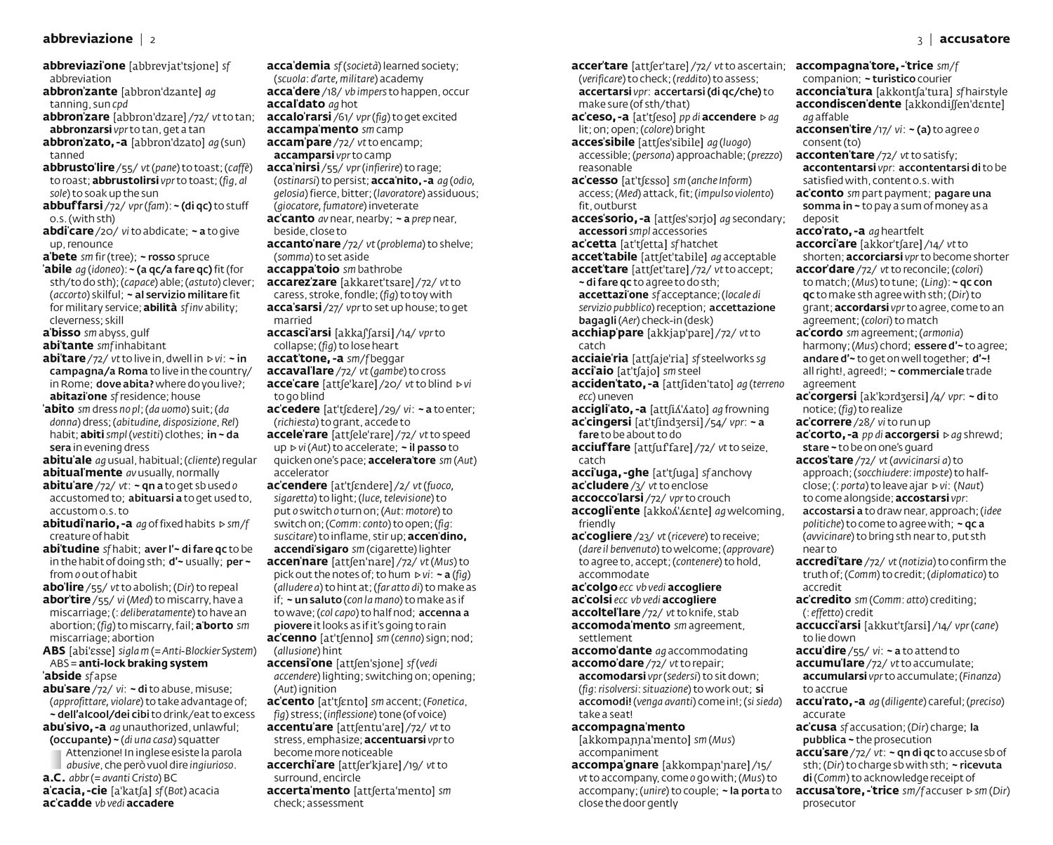 Collins Italian Dictionary Essential Edition: 60,000 Translations for Everyday Use image number 2
