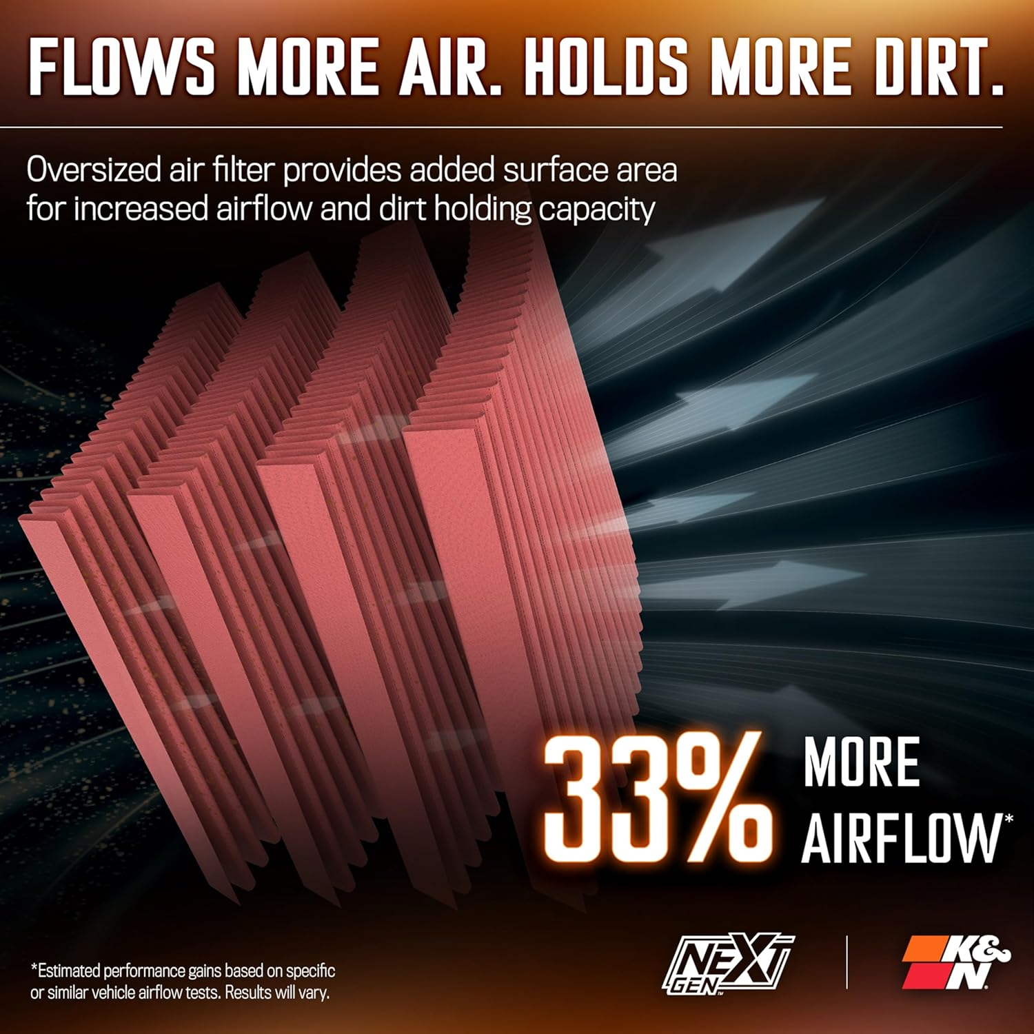 K&N Cold Air Intake System: High-Flow Air-Filter, Increase Performance & Horsepower: Compatible with 2025 RAM 1500 L6-3.0L TT F/L, 50-1598