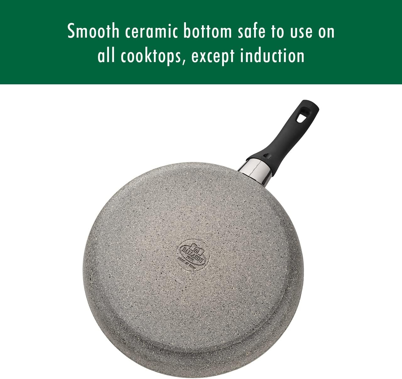 Ballarini Parma Forged Aluminum 12-Inch Nonstick Fry Pan, Made in Italy, Granite image number 4