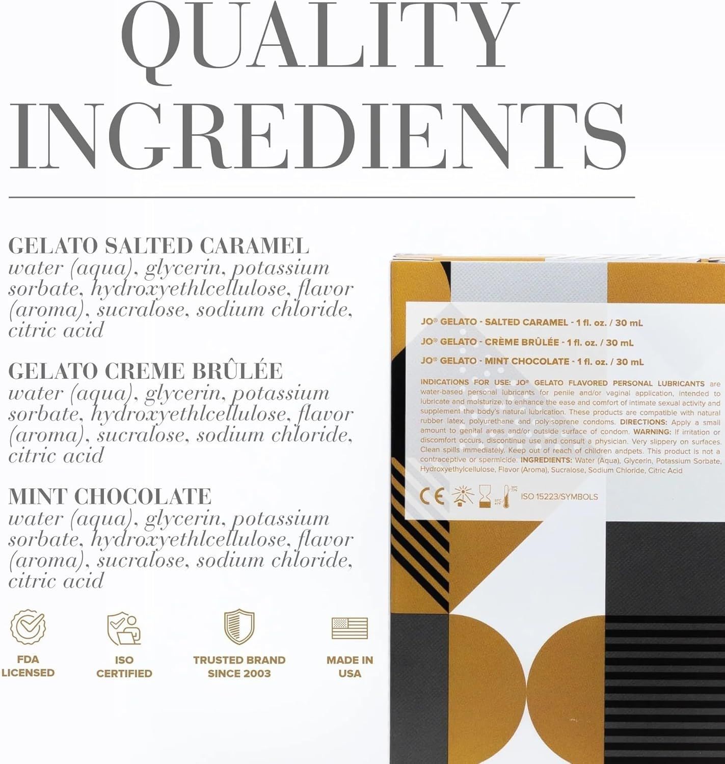 System Jo Gelato Tri Me Triple Pack Personal Lubricant, 3 Count, Pack of 3 image number 4