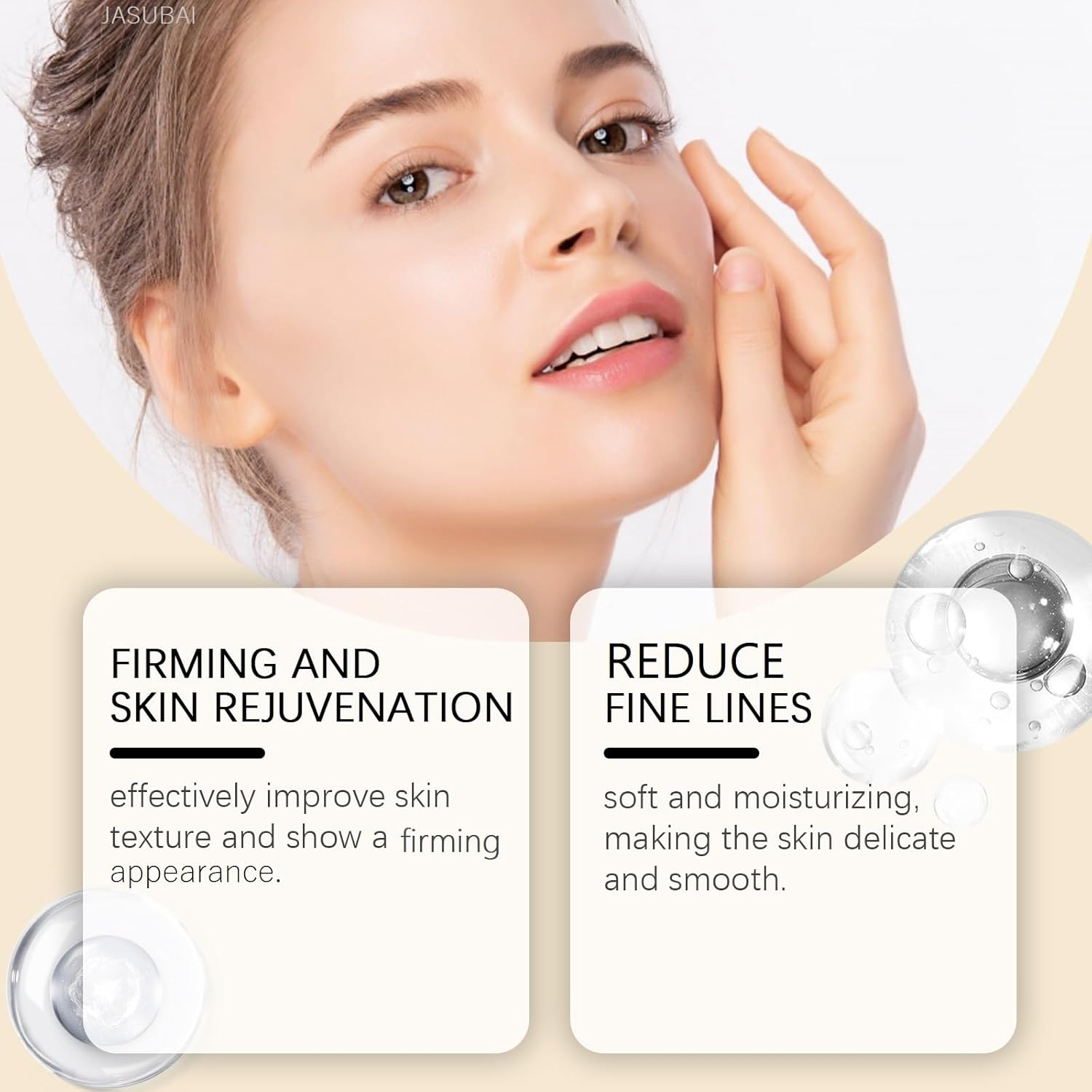 Ginseng Anti-Aging Serum Essence, Gold Ginseng Peptide Firming Serum for Face, Reduces Wrinkles & Fine Lines, Tightening & Lifting for Mature Skin, Hydrating Essence Water for All Skin Types (4PCS) - 4Pcs image number 2