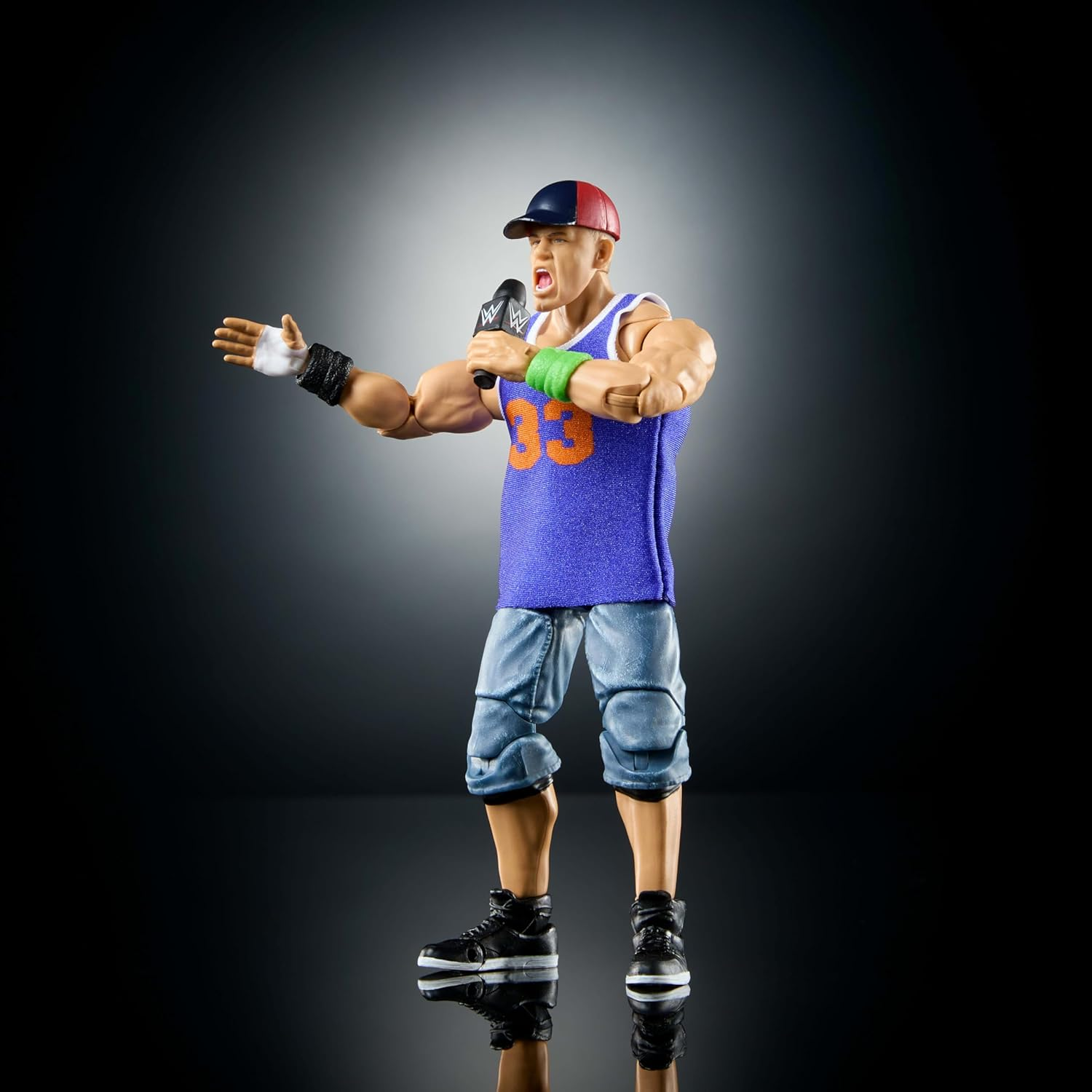 ​Mattel WWE Ultimate Edition John Cena 6-Inch Action Figure & Accessories Set, 10+ Pieces Include Swappable Heads & Hands image number 2