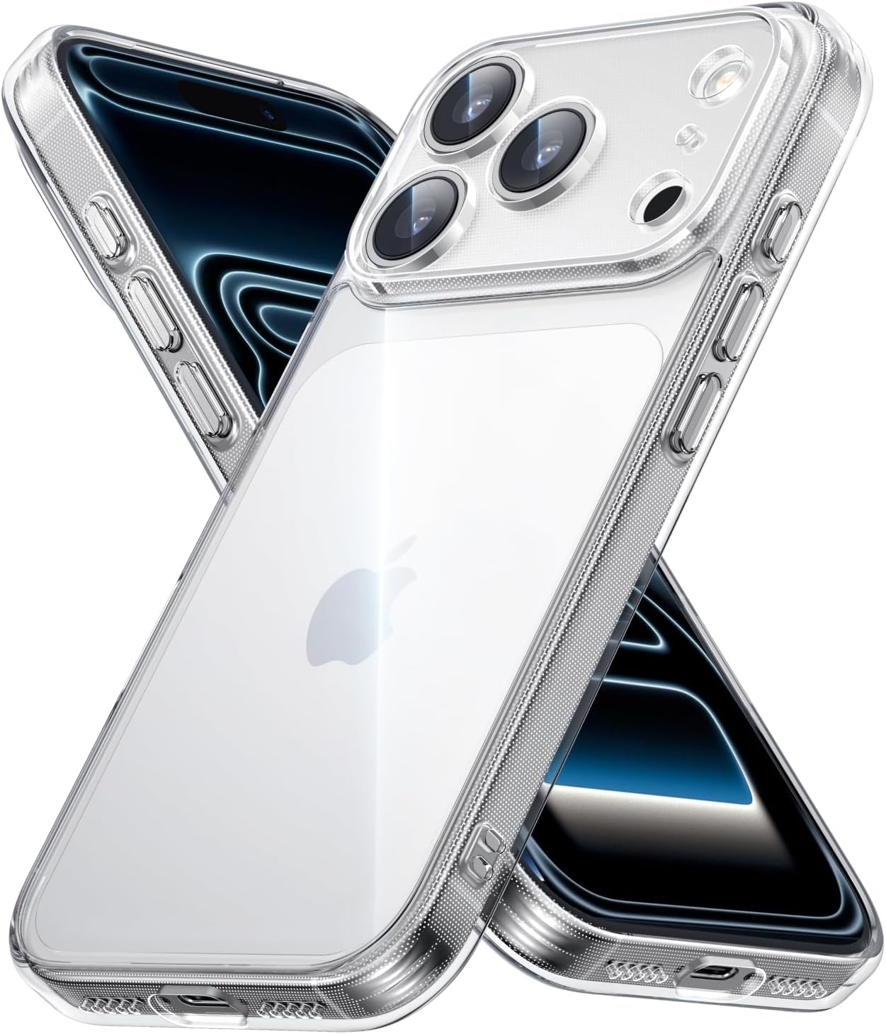 UGREEN Clear Case Compatible with Iphone 17 Pro Max 6.9-Inch, Military Grade anti Yellowing Anti-Scratch Case, Rugged Shockproof Protective Transparent Cell Phone Cover, Full Coverage image number 4