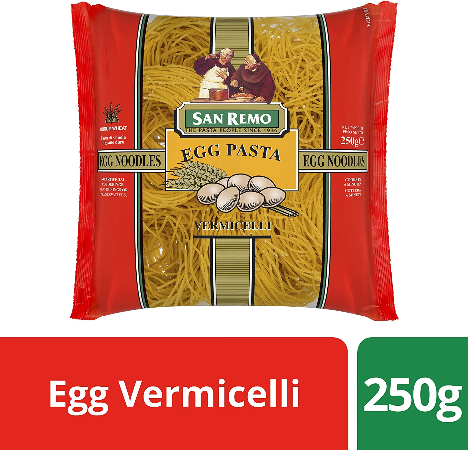 San Remo Vermicelli Egg Noodle, 250G image number 6