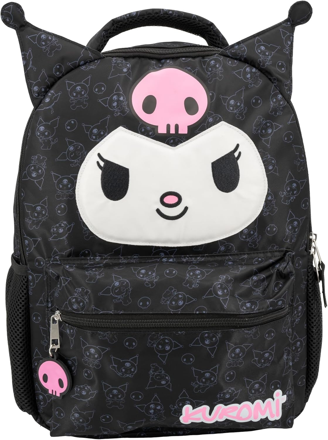 AI ACCESSORY INNOVATIONS Hello Kitty Backpack for Girls, Sanrio Kawaii Bookbag, 16 Inch Anime School Bag with 3D Features image number 1