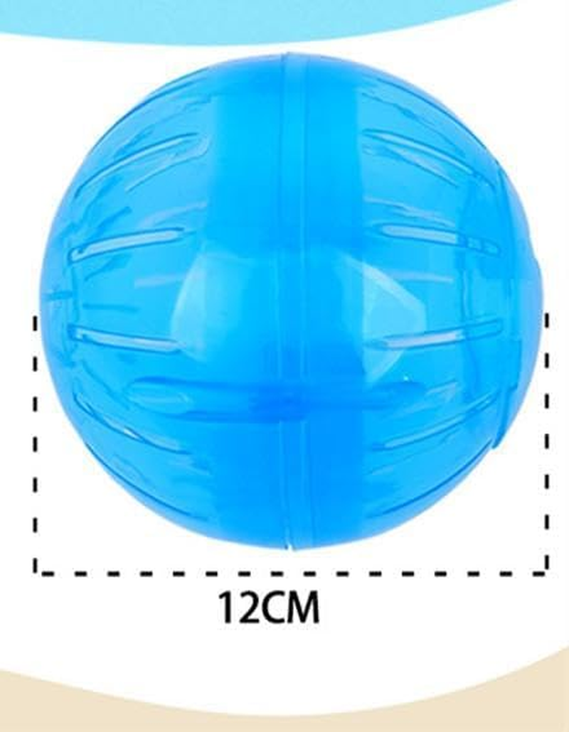 1Pc Exercise Ball Plastic Spinner Hamster Running Gerbils Small Animal Exercise Wheels Hamster Exercise Ball，Small Animal Toy (Blue, One Size) image number 2